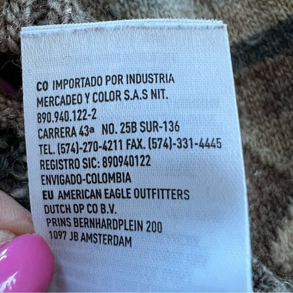 Express Wool Blend Cowl Bell Sleeve Black Gray Marled Sweater Size Large - Picture 5 of 9